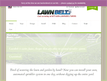 Tablet Screenshot of lawnbeltusa.com